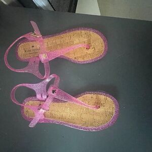 Kate Spade Sandals-Pink Glitter Jelly